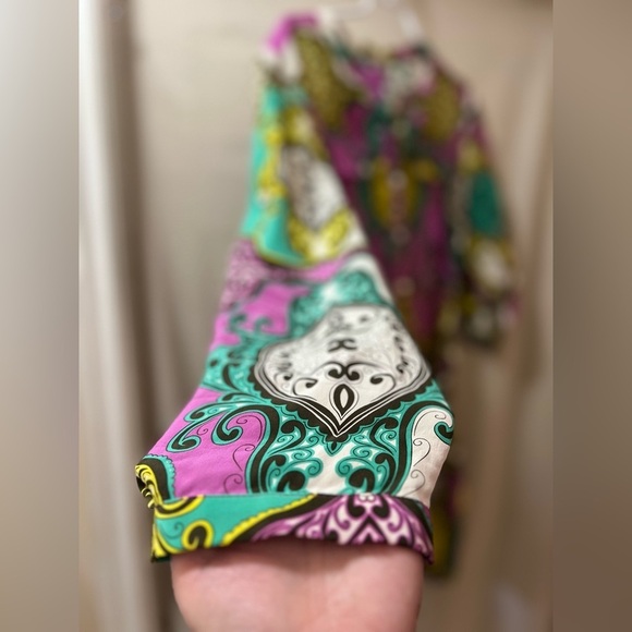 ⚪️ Yoana Baraschi vintage floral dress size 8 paisley belted - Picture 3 of 10